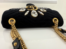 GUCCI MARMONT GG CRYSTAL SMALL