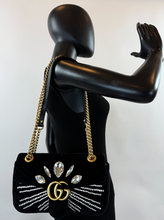 GUCCI MARMONT GG CRYSTAL SMALL