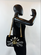 GUCCI MARMONT GG CRYSTAL SMALL