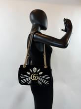 GUCCI MARMONT GG CRYSTAL SMALL