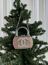 CC PURSE ORNAMENT + EARRINGS (ROSEGOLD)