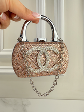 CC PURSE ORNAMENT + EARRINGS (ROSEGOLD)