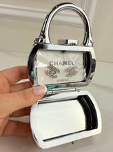 CC PURSE ORNAMENT + EARRINGS (ROSEGOLD)