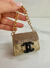 CC SNAP PURSE ORNAMENT + EARRINGS (GOLD)
