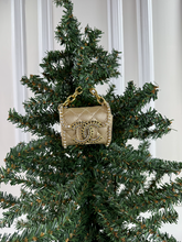 CC SNAP PURSE ORNAMENT + EARRINGS (GOLD)