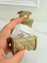 CC SNAP PURSE ORNAMENT + EARRINGS (GOLD)