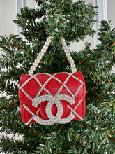 CC SNAP PURSE ORNAMENT + EARRINGS (RED)