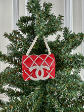 CC SNAP PURSE ORNAMENT + EARRINGS (RED)