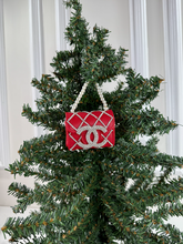 CC SNAP PURSE ORNAMENT + EARRINGS (RED)