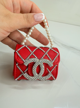 CC SNAP PURSE ORNAMENT + EARRINGS (RED)