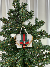 GG PURSE ORNAMENT (WHITE)