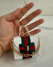 GG PURSE ORNAMENT (WHITE)