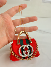 GG PURSE ORNAMENT (RED)