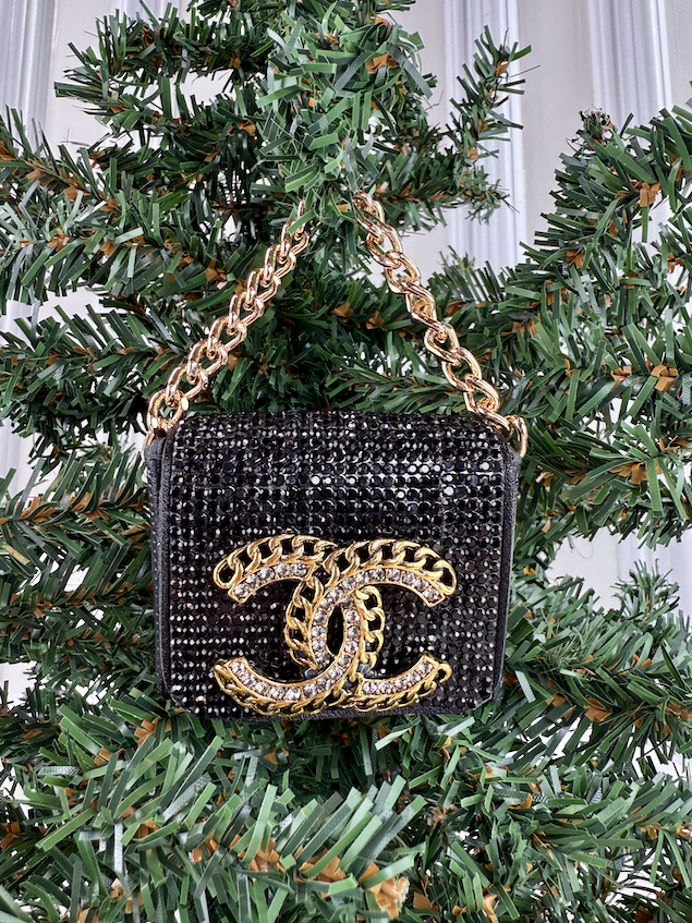 CC PURSE ORNAMENT (BLACK)