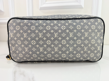 LOUIS VUITTON NEVERFULL MM MINI LIN DENIM BLUE