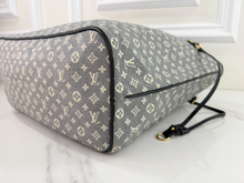 LOUIS VUITTON NEVERFULL MM MINI LIN DENIM BLUE
