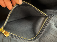 LOUIS VUITTON NEVERFULL MM MINI LIN DENIM BLUE