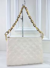 LOUIS VUITTON COUSSIN BAG PM LAMBSKIN CREAM