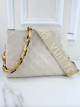 LOUIS VUITTON COUSSIN BAG PM LAMBSKIN CREAM