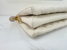 LOUIS VUITTON COUSSIN BAG PM LAMBSKIN CREAM