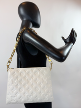 LOUIS VUITTON COUSSIN BAG PM LAMBSKIN CREAM
