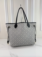 LOUIS VUITTON NEVERFULL MM MINI LIN DENIM BLUE