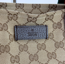 GUCCI DIAPER WEB STRAP TOTE GG CANVAS LARGE