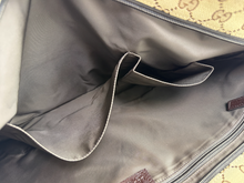 GUCCI DIAPER WEB STRAP TOTE GG CANVAS LARGE