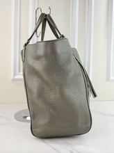 GUCCI SOHO TOTE METALLIC GUN METAL MEDIUM