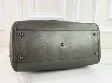 GUCCI SOHO TOTE METALLIC GUN METAL MEDIUM
