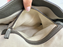 GUCCI SOHO TOTE METALLIC GUN METAL MEDIUM