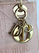 DIOR LADY CANNAGE D-LITE PINK EMBROIDERED BAG