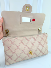 CHANEL QUILTED TRIPLE STITCHED FLAP CALFSKIN