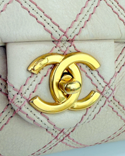 CHANEL QUILTED TRIPLE STITCHED FLAP CALFSKIN