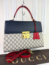 GUCCI PADLOCK TOP HANDLE GG SUPREME MEDIUM