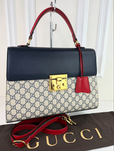 GUCCI PADLOCK TOP HANDLE GG SUPREME MEDIUM