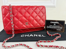 CHANEL WOC CALSSIC QUILTED LAMBSKIN RED