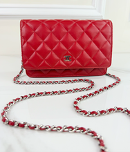 CHANEL WOC CALSSIC QUILTED LAMBSKIN RED