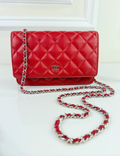 CHANEL WOC CALSSIC QUILTED LAMBSKIN RED