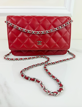 CHANEL WOC CALSSIC QUILTED LAMBSKIN RED