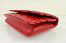 CHANEL WOC CALSSIC QUILTED LAMBSKIN RED