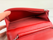 CHANEL WOC CALSSIC QUILTED LAMBSKIN RED