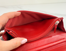 CHANEL WOC CALSSIC QUILTED LAMBSKIN RED