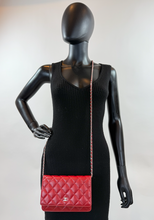 CHANEL WOC CALSSIC QUILTED LAMBSKIN RED