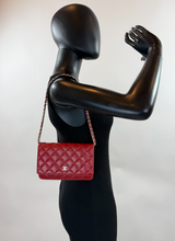 CHANEL WOC CALSSIC QUILTED LAMBSKIN RED