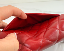 CHANEL WOC CALSSIC QUILTED LAMBSKIN RED