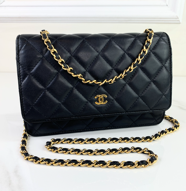 CHANEL WOC CALSSIC QUILTED LAMBSKIN BLACK (NEW MODEL)