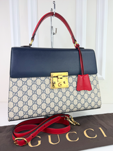 GUCCI PADLOCK TOP HANDLE GG SUPREME MEDIUM