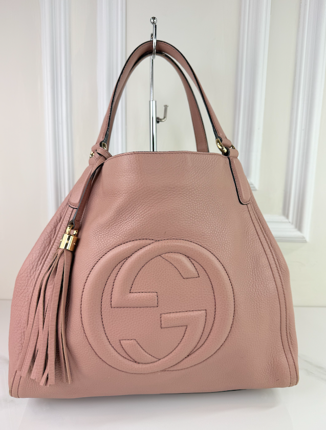 GUCCI SOHO TOTE DUSTY ROSE MEDIUM