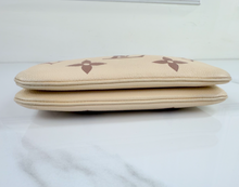 LOUIS VUITTON DOUBLE ZIP EMPREINTE GIANT CREME BOIS DE ROSE